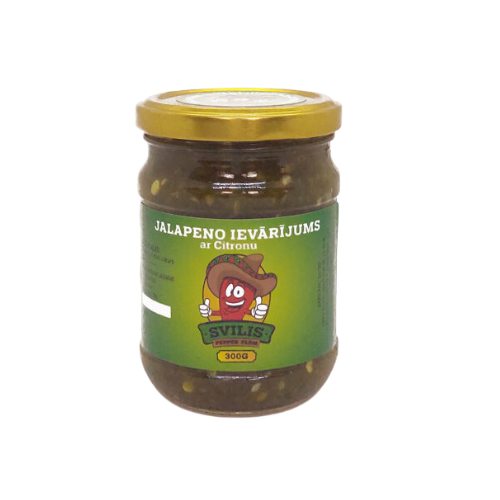 Jalapeno jam with lemon
